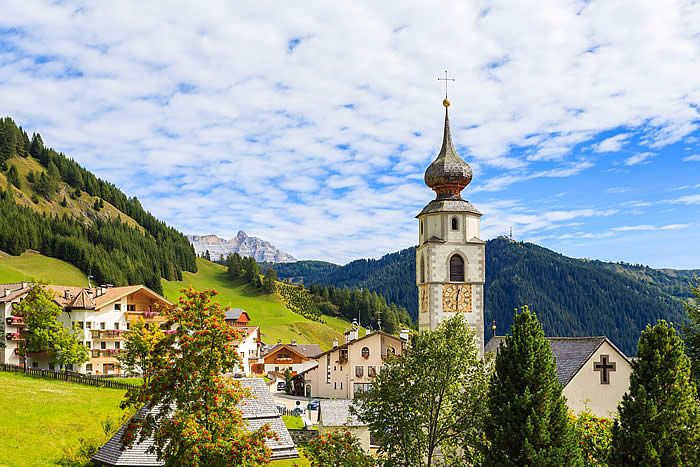 Colfosco in Südtirol